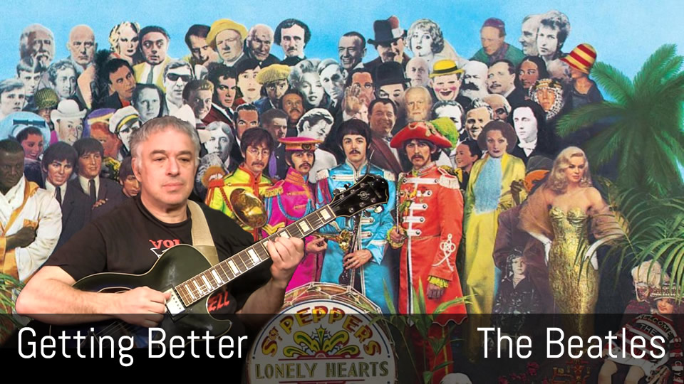 Getting Better, The Beatles, Fingerstyle Acoustic Guitar